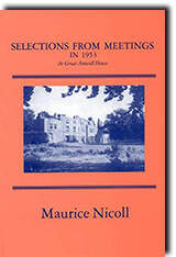 Selections from Meetings in 1953 by Maurice Nicoll
